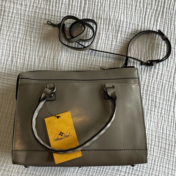 New Patricia Nash Josselin Leather Satchel - Picture 9 of 9